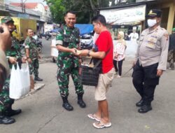 Koramil 1806/BK-BC Kodim 0618 Kota Bandung hari ini melaksanakan ” Jumat Berkah “.