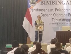 KONI Jawa Barat Adakan Bimtek Penatausahaan dan Pelaporan Bantuan Tahun Anggaran 2023