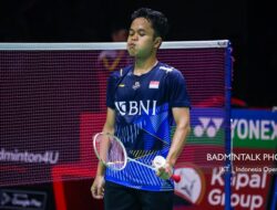 Anthony Ginting Gagal Rebut Gelar Juara di Final Indonesia Open 2023