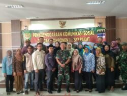 Koramil 1806/Bandung kulon Gelar Komunikasi Sosial dengan Komponen Masyarakat (Kommas)