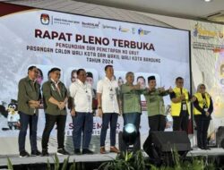 Penetapan Nomor Urut Paslon Pilwalkot Bandung 2024