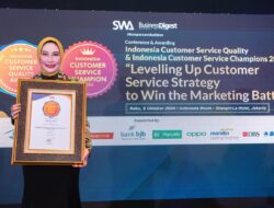 Bank bjb Raih Penghargaan Indonesia Customer Service Quality Award 2024 Berkat Konsistensi Pelayanan Nasabah