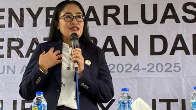 Tuti Turimayanti Sosialisasikan Perda Perlindungan Perempuan di Desa Tanimulya