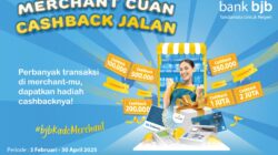 program bjb Kado Merchant yang memberikan tambahan saldo kepada merchant mitra bank bjb.