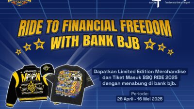 bank bjb Hadir di BBQ Ride 2025, Tawarkan Promo Merchandise Eksklusif