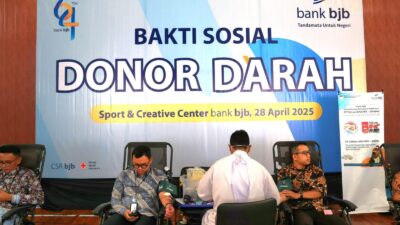Peringati HUT ke-64, bank bjb Gelar Donor Darah sebagai Aksi Kepedulian Sosial
