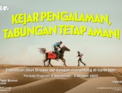 bank bjb Luncurkan Promo BRODER50, Hadiah Tiket Lari Bromo Desert Race 2025