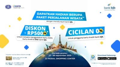 Banjir Promo! Cashback dari bank bjb di ASITA Travel Fair 2025