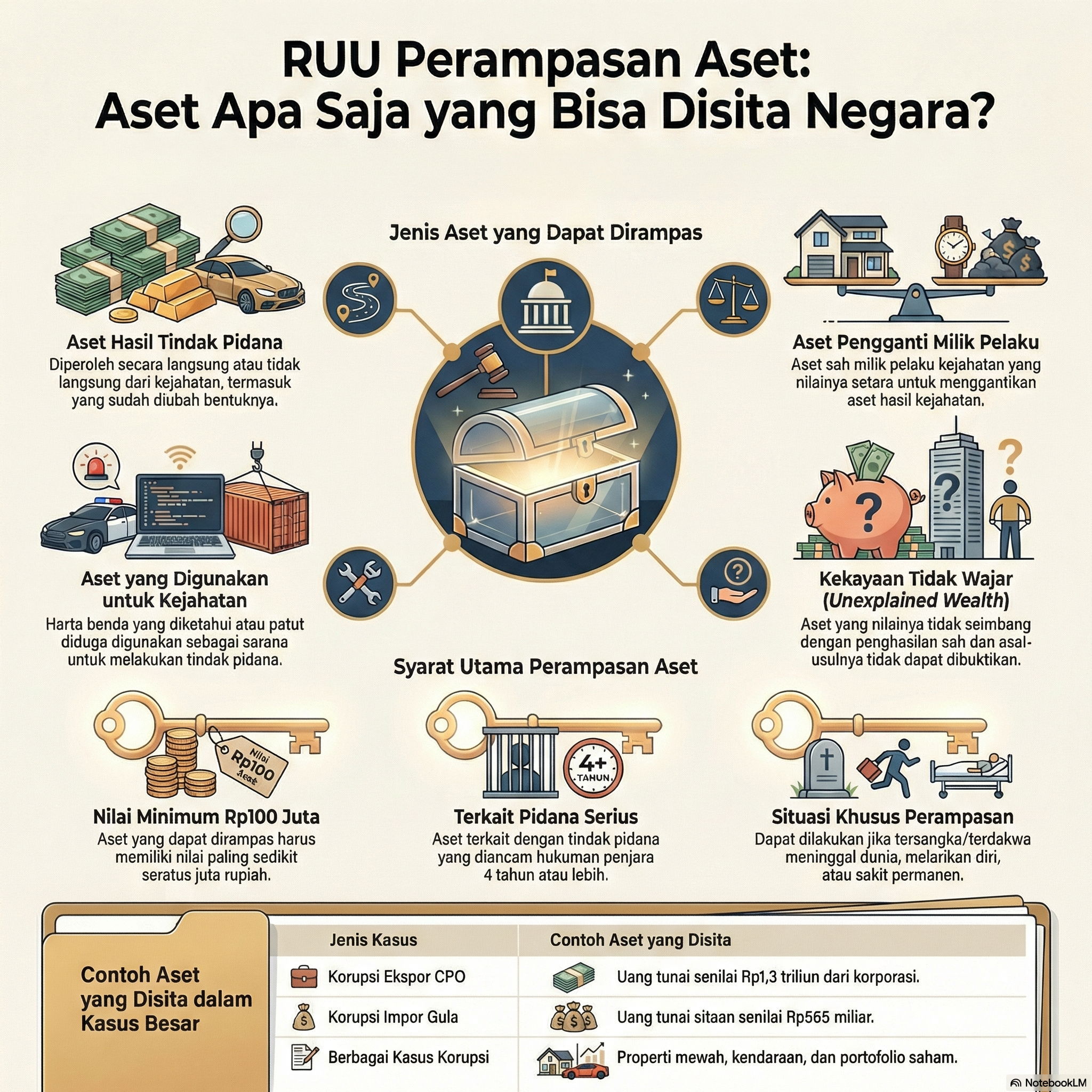daftar aset yang bisa disita negara